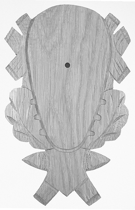 Rehschild geschnitzt 184